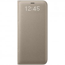 Купить Чехол-книжка Samsung EF-NG950PFEGRU LED View Cover для Galaxy S8, золотистый (EF-NG950PFEGRU)